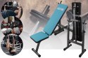 E-hurtownia Ławka treningowa składana regulowana lacestone siłownia domowa 230 kg