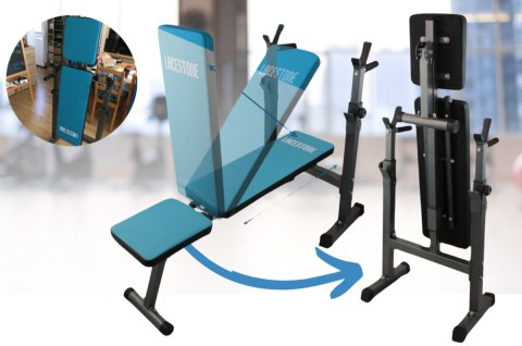 E-hurtownia Ławka treningowa składana regulowana lacestone siłownia domowa 230 kg E-hurtownia Ławka treningowa składana regulowana lacestone siłownia domowa 230 kg