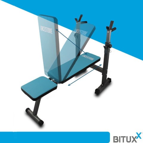 E-hurtownia Ławka treningowa składana regulowana lacestone siłownia domowa 230 kg E-hurtownia Ławka treningowa składana regulowana lacestone siłownia domowa 230 kg