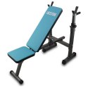 E-hurtownia Ławka treningowa składana regulowana lacestone siłownia domowa 230 kg