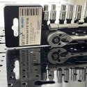 E-hurtownia Zestaw kluczy nasadowych 12w1 grzechotka 1/4 nasadki 4-13 mm przedłużka