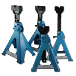 E-hurtownia Zestaw kobyłek 4x6t do samochodu regulacja wysokości 41,5 - 61cm stal żeliw