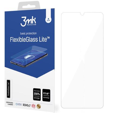 3mk Niepękające szkło hybrydowe 3mk Flexible Glass Lite do Samsung Galaxy A22 4G 3mk Niepękające szkło hybrydowe 3mk Flexible Glass Lite do Samsung Galaxy A22 4G