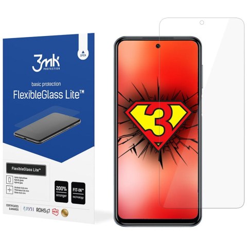 3mk Niepękające szkło hybrydowe 3mk Flexible Glass Lite do Xiaomi Redmi Note 10 Pro 3mk Niepękające szkło hybrydowe 3mk Flexible Glass Lite do Xiaomi Redmi Note 10 Pro