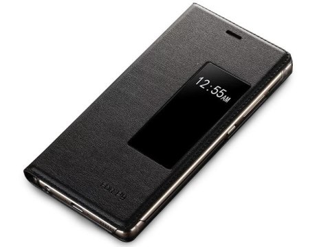 4kom.pl Etui flip s-view cover do Huawei p9 Czarne