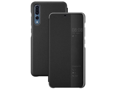 4kom.pl Etui smart view cover do Huawei P20 Pro Czarne 4kom.pl Etui smart view cover do Huawei P20 Pro Czarne