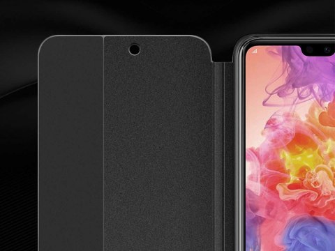 4kom.pl Etui smart view cover do Huawei P20 Pro Czarne 4kom.pl Etui smart view cover do Huawei P20 Pro Czarne