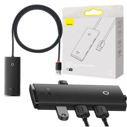Baseus HUB Adapter Baseus Lite Series przejściówka rozdzielacz USB-A do 4x USB-A 100cm