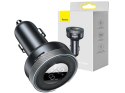 Baseus Ładowarka samochodowa transmiter FM Baseus Enjoy Car Charger 3.4A Czarna