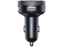 Baseus Ładowarka samochodowa transmiter FM Baseus Enjoy Car Charger 3.4A Czarna