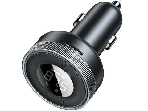 Baseus Ładowarka samochodowa transmiter FM Baseus Enjoy Car Charger 3.4A Czarna Baseus Ładowarka samochodowa transmiter FM Baseus Enjoy Car Charger 3.4A Czarna