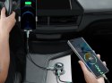 Baseus Ładowarka samochodowa transmiter FM Baseus Enjoy Car Charger 3.4A Czarna