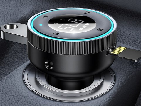 Baseus Ładowarka samochodowa transmiter FM Baseus Enjoy Car Charger 3.4A Czarna Baseus Ładowarka samochodowa transmiter FM Baseus Enjoy Car Charger 3.4A Czarna