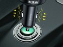 Baseus Ładowarka samochodowa transmiter FM Baseus Enjoy Car Charger 3.4A Czarna