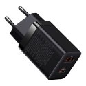 Baseus Ładowarka sieciowa Baseus Super Si Pro Quick Charger USB + USB-C QC 3.0 PD 30W Czarna