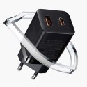 Baseus Ładowarka sieciowa Baseus Super Si Pro Quick Charger USB + USB-C QC 3.0 PD 30W Czarna