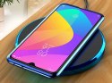 Dr. Fit Etui magnetyczne szklane Dr.Fit dwustronne do Xiaomi Mi 9 Niebieskie