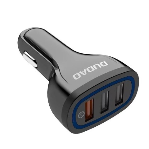 Dudao Dudao ładowarka samochodowa szybkie ładowanie Quick Charge 3.0 QC3.0 2.4A 18W 3x USB biały (R7S white) Dudao Dudao ładowarka samochodowa szybkie ładowanie Quick Charge 3.0 QC3.0 2.4A 18W 3x USB biały (R7S white)