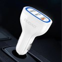 Dudao Dudao ładowarka samochodowa szybkie ładowanie Quick Charge 3.0 QC3.0 2.4A 18W 3x USB biały (R7S white)
