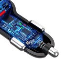 Dudao Dudao ładowarka samochodowa szybkie ładowanie Quick Charge 3.0 QC3.0 2.4A 18W 3x USB biały (R7S white)