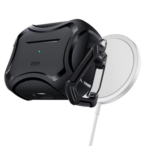 ESR Etui ESR Cyber Armor HaloLock MagSafe do Apple AirPods Pro 1 / 2 Black ESR Etui ESR Cyber Armor HaloLock MagSafe do Apple AirPods Pro 1 / 2 Black