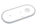 Hoco Case Ładowarka indukcyjna Qi 3w1 HOCO CW24 3IN1 do iPhone/AirPods/Watch White