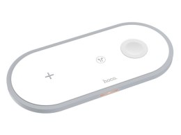 Hoco Case Ładowarka indukcyjna Qi 3w1 HOCO CW24 3IN1 do iPhone/AirPods/Watch White