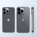 Joyroom Joyroom 14Q Case etui do iPhone 14 obudowa pokrowiec z metaliczną ramką czarny (JR-14Q1-black)