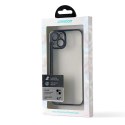 Joyroom Joyroom 14Q Case etui do iPhone 14 obudowa pokrowiec z metaliczną ramką czarny (JR-14Q1-black)