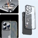 Joyroom Joyroom 14Q Case etui do iPhone 14 obudowa pokrowiec z metaliczną ramką czarny (JR-14Q1-black)