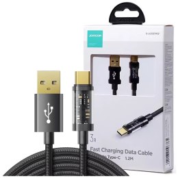 Joyroom Joyroom kabel USB - USB Typ C do ładowania / transmisji danych 3A 1,2m czarny (S-UC027A12)