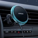 Joyroom Joyroom samochodowy uchwyt magnetyczny bezprzewodowa indukcyjna ładowarka Qi 15W (kompatybilna z MagSafe do iPhone) na kratkę na