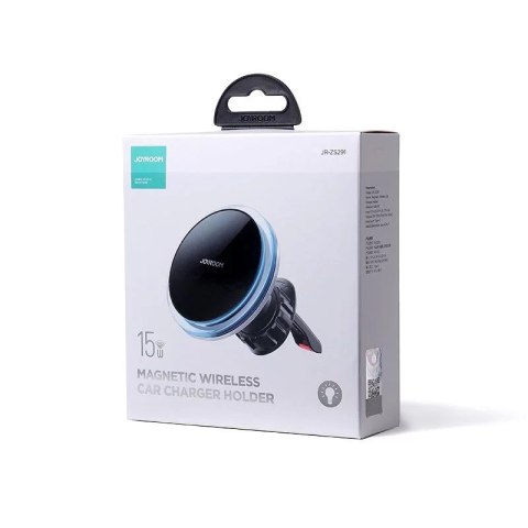 Joyroom Joyroom samochodowy uchwyt magnetyczny bezprzewodowa indukcyjna ładowarka Qi 15W (kompatybilna z MagSafe do iPhone) na kratkę na Joyroom Joyroom samochodowy uchwyt magnetyczny bezprzewodowa indukcyjna ładowarka Qi 15W (kompatybilna z MagSafe do iPhone) na kratkę na