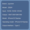 Joyroom Joyroom samochodowy uchwyt magnetyczny bezprzewodowa indukcyjna ładowarka Qi 15W (kompatybilna z MagSafe do iPhone) na kratkę na