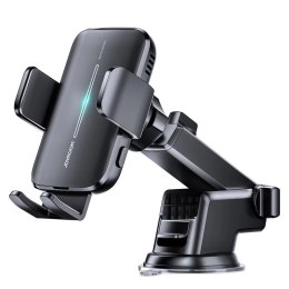 Joyroom Joyroom uchwyt samochodowy z ładowarką bezprzewodową 15W na kokpit deskę rozdzielczą czarny (JR-ZS245)