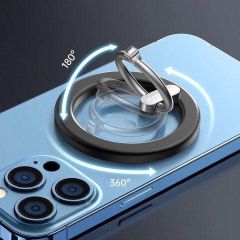 Joyroom Joyroom zestaw wielofunkcyjny magnetyczny uchwyt samochodowy ring podstawka do telefonu czarny (JR-ZS294) Joyroom Joyroom zestaw wielofunkcyjny magnetyczny uchwyt samochodowy ring podstawka do telefonu czarny (JR-ZS294)