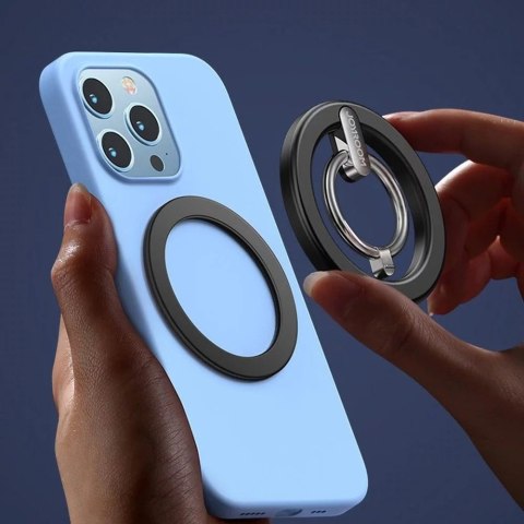 Joyroom Joyroom zestaw wielofunkcyjny magnetyczny uchwyt samochodowy ring podstawka do telefonu czarny (JR-ZS294) Joyroom Joyroom zestaw wielofunkcyjny magnetyczny uchwyt samochodowy ring podstawka do telefonu czarny (JR-ZS294)