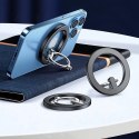 Joyroom Joyroom zestaw wielofunkcyjny magnetyczny uchwyt samochodowy ring podstawka do telefonu czarny (JR-ZS294)
