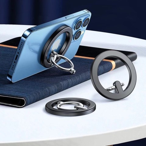 Joyroom Joyroom zestaw wielofunkcyjny magnetyczny uchwyt samochodowy ring podstawka do telefonu czarny (JR-ZS294) Joyroom Joyroom zestaw wielofunkcyjny magnetyczny uchwyt samochodowy ring podstawka do telefonu czarny (JR-ZS294)