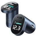 Joyroom Ładowarka samochodowa Joyroom C-A17 USB + USB-C 42.5W QC PD AFC SCP Dark Blue