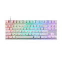 Motospeed Klawiatura mechaniczna Motospeed K82 RGB (biała)