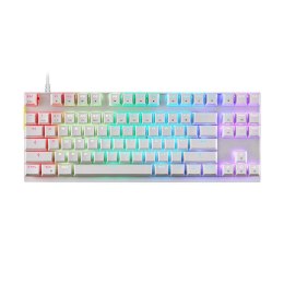 Motospeed Klawiatura mechaniczna Motospeed K82 RGB (biała)