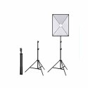 Puluz Zestaw studyjny Softbox LED Puluz 50x70cm, statyw, żarówka LED 1 szt PU5070EU