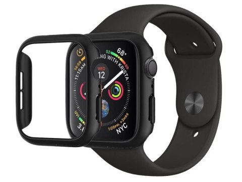 Spigen Etui Spigen Thin Fit do Apple Watch Series 4/5/6/SE 44mm Black Spigen Etui Spigen Thin Fit do Apple Watch Series 4/5/6/SE 44mm Black