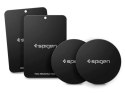 Spigen Spigen Kuel Metal Plates 4x Mocne blaszki do uchwytów Black