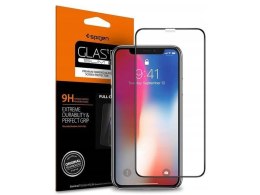 Spigen Szkło Spigen Glas.tR Slim FC do etui Apple iPhone X/ Xs/11 Pro black