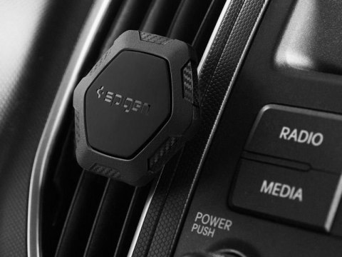 Spigen Uchwyt samochodowy Spigen Kuel QS11 magnetyczny do kratki black Spigen Uchwyt samochodowy Spigen Kuel QS11 magnetyczny do kratki black