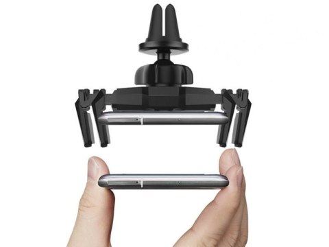 Spigen Uchwyt samochodowy Spigen do kratki Click.R Air Vent Mount Black Spigen Uchwyt samochodowy Spigen do kratki Click.R Air Vent Mount Black