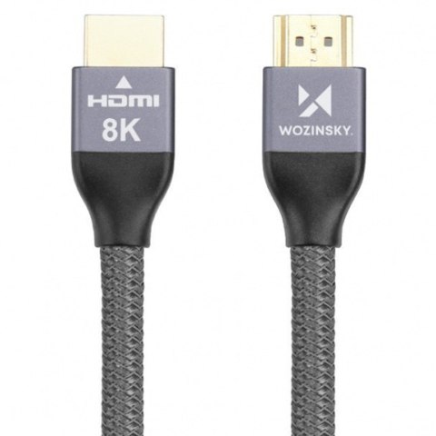 Wozinsky Kabel HDMI 5m przewód Wozinsky do przesyłu 48 Gbps 8K 60Hz Czarny Wozinsky Kabel HDMI 5m przewód Wozinsky do przesyłu 48 Gbps 8K 60Hz Czarny