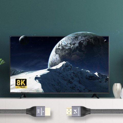 Wozinsky Kabel HDMI 5m przewód Wozinsky do przesyłu 48 Gbps 8K 60Hz Czarny Wozinsky Kabel HDMI 5m przewód Wozinsky do przesyłu 48 Gbps 8K 60Hz Czarny